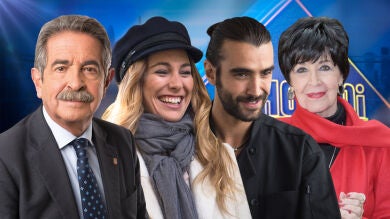 Miguel Ángel Revilla, Blanca Suárez y Aitor Luna y Concha Velasco en 'El Hormiguero 3.0'
