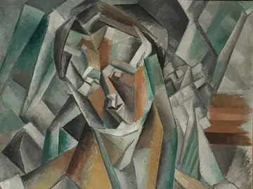 'Mujer sentada' de Picasso 'Mujer sentada' de Picasso