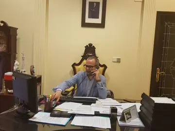 El alcalde de Ourense, Jesús Vázquez El alcalde de Ourense, Jesús Vázquez