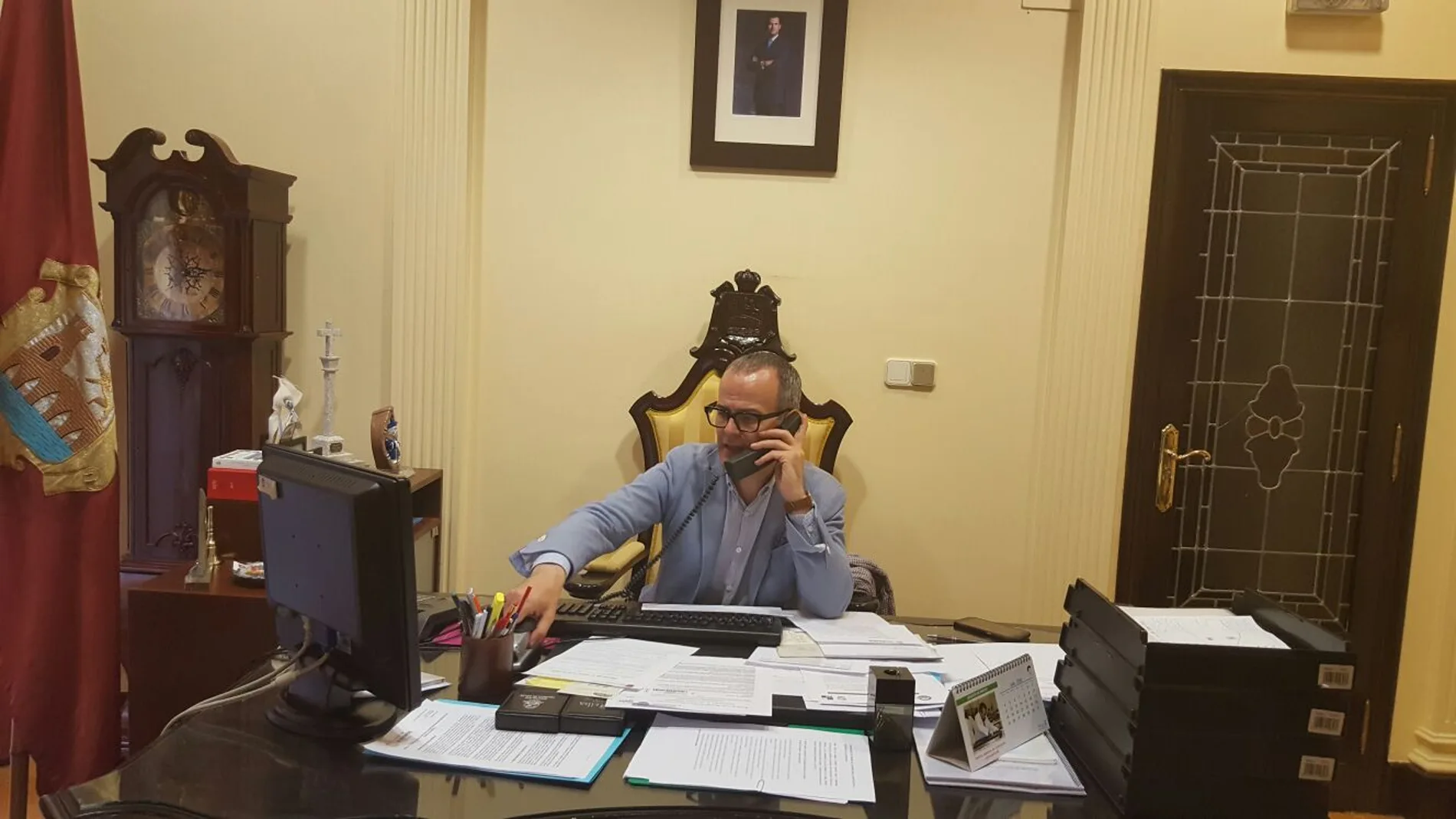 El alcalde de Ourense, Jesús Vázquez El alcalde de Ourense, Jesús Vázquez