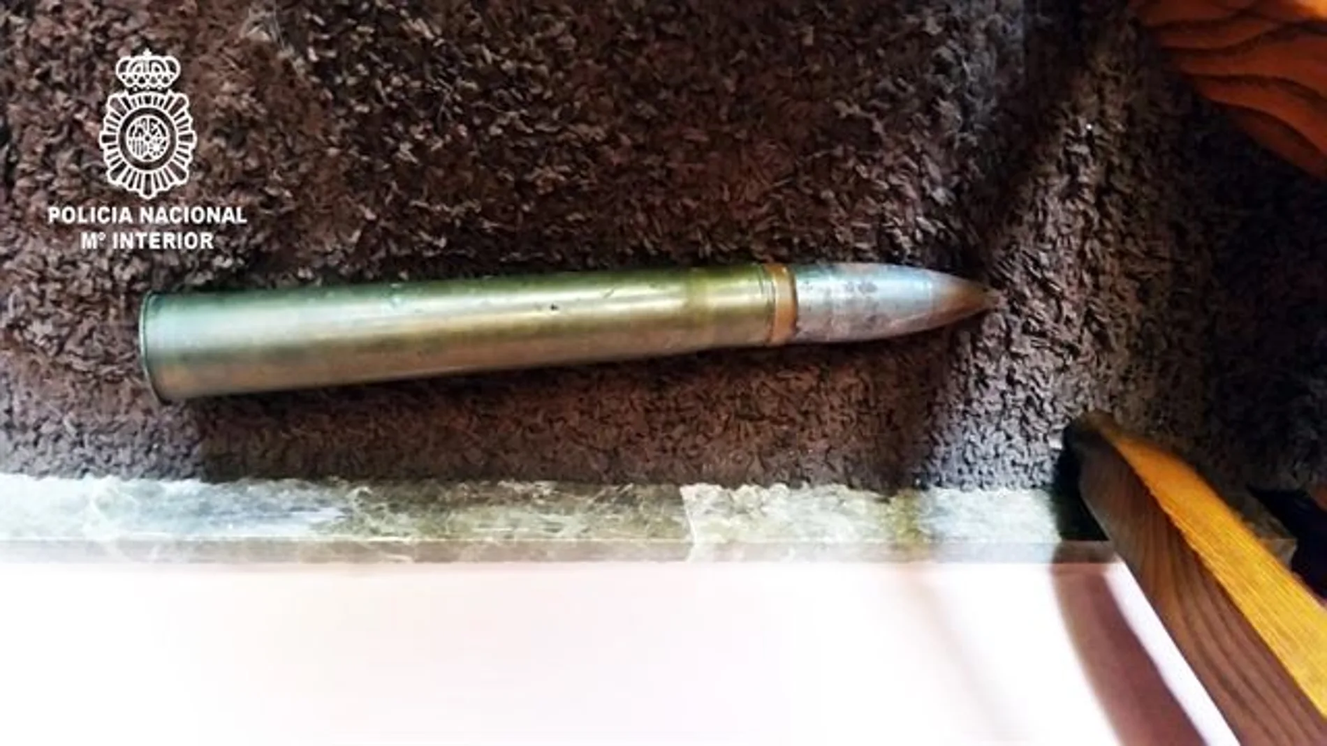 Proyectil de la segunda Guerra Civil Proyectil de la segunda Guerra Civil