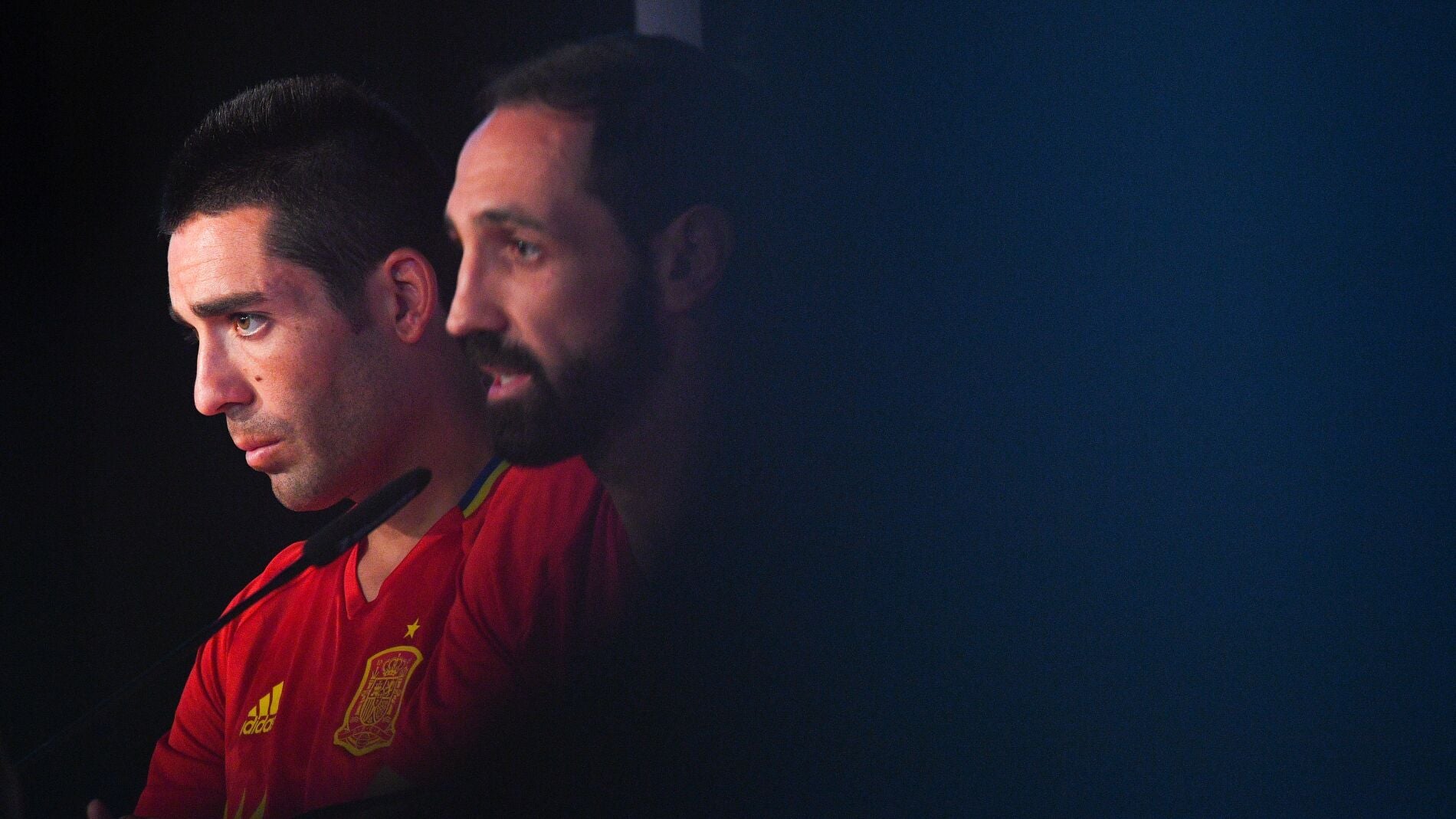 Bruno, en rueda de prensa junto a Juanfran