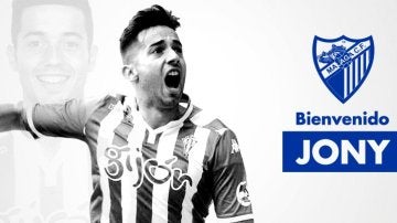 Jony, nuevo jugador del Málaga