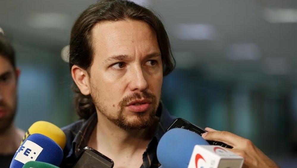 El líder de Podemos, Pablo Iglesias