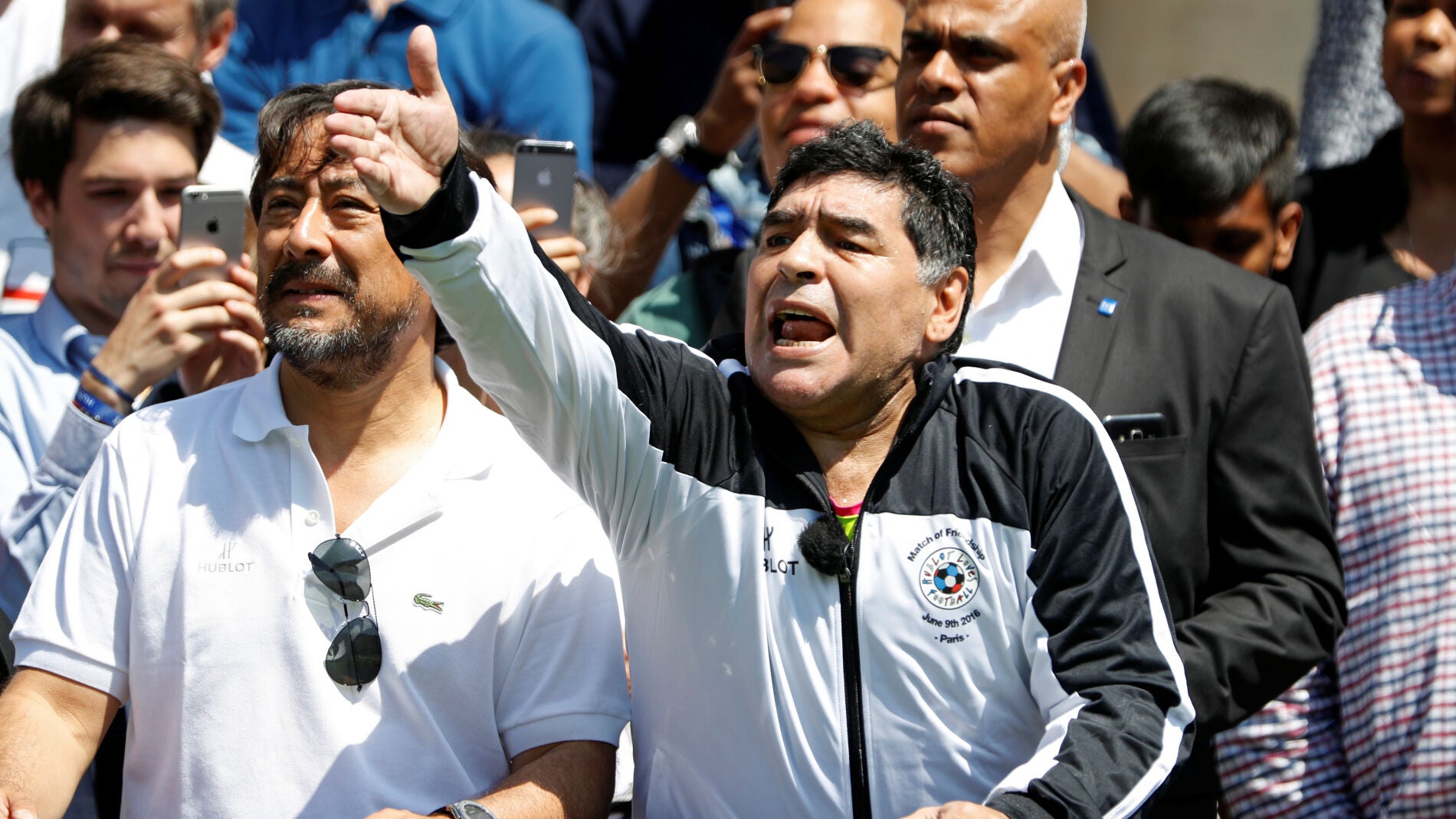 Maradona, en un evento en Par&iacute;s