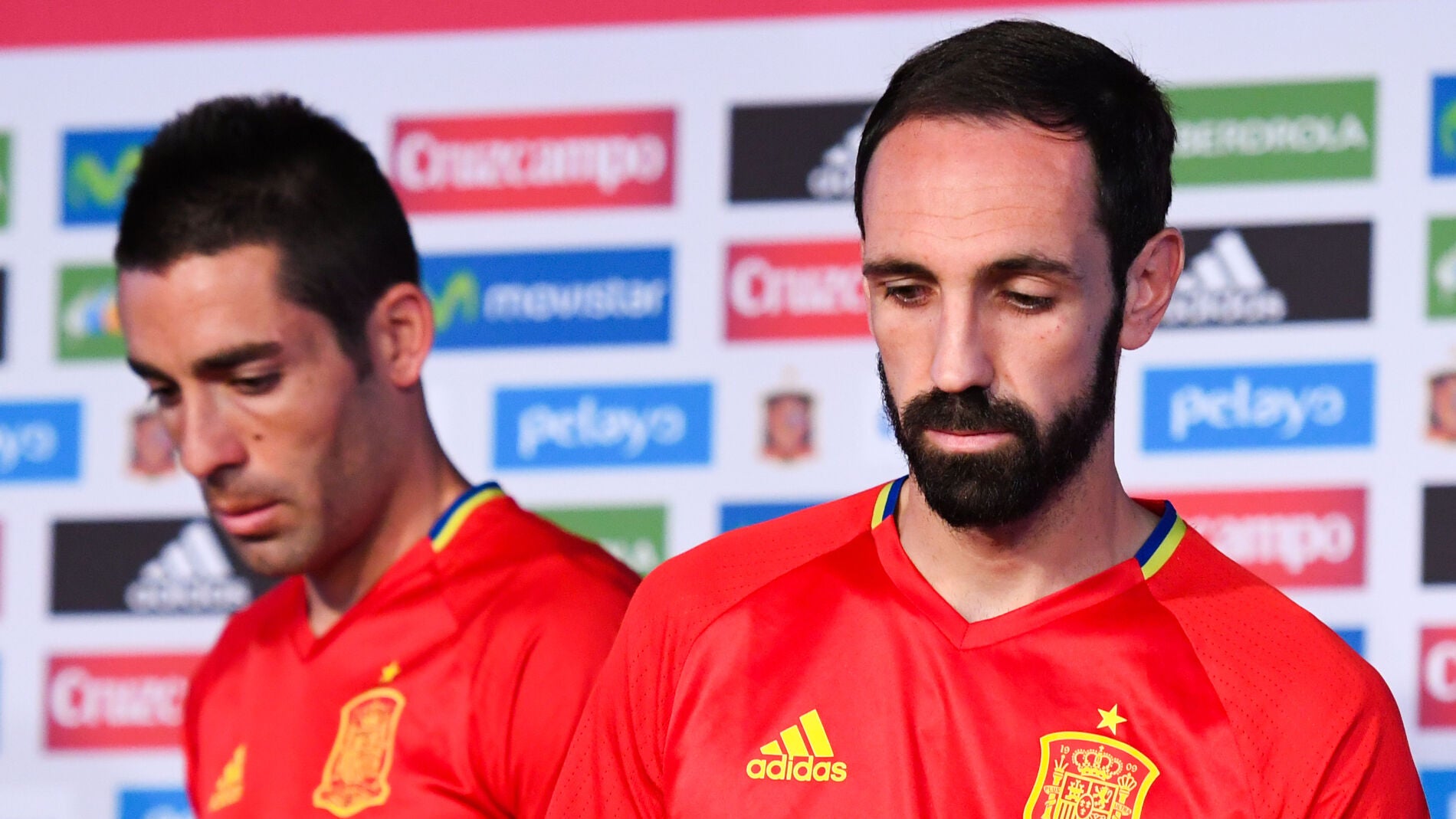 Junafran y Bruno, jugadores de la Selecci&oacute;n