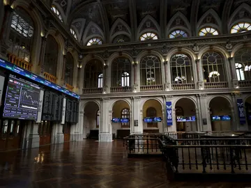 Panel informativo de la Bolsa de Madrid Panel informativo de la Bolsa de Madrid