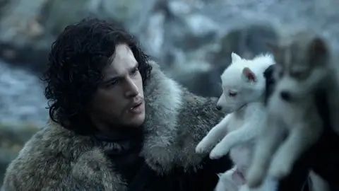 Jon Snow y Fantasma Jon Snow y Fantasma