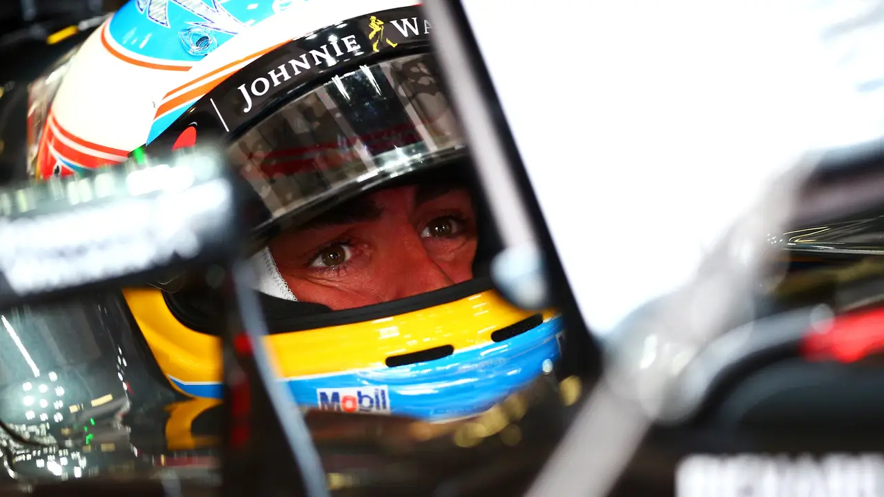 Fernando Alonso, durante el GP de Austria