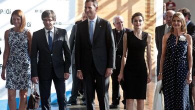 El Rey, en Girona: 