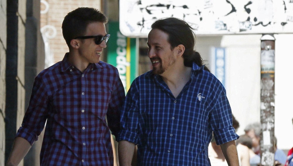 Pablo Iglesias e Íñigo Errejón