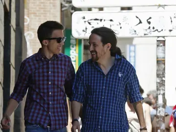 Pablo Iglesias e Íñigo Errejón Pablo Iglesias e Íñigo Errejón