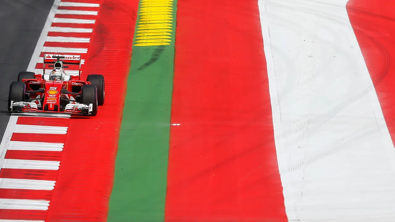 Sebastian Vettel, rodando en el GP de Austria
