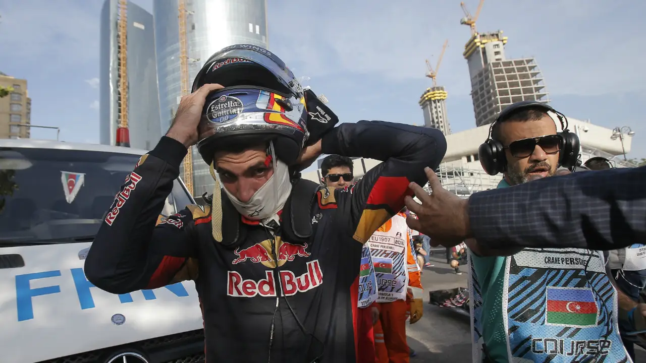 Sainz, en el paddock de Spielberg