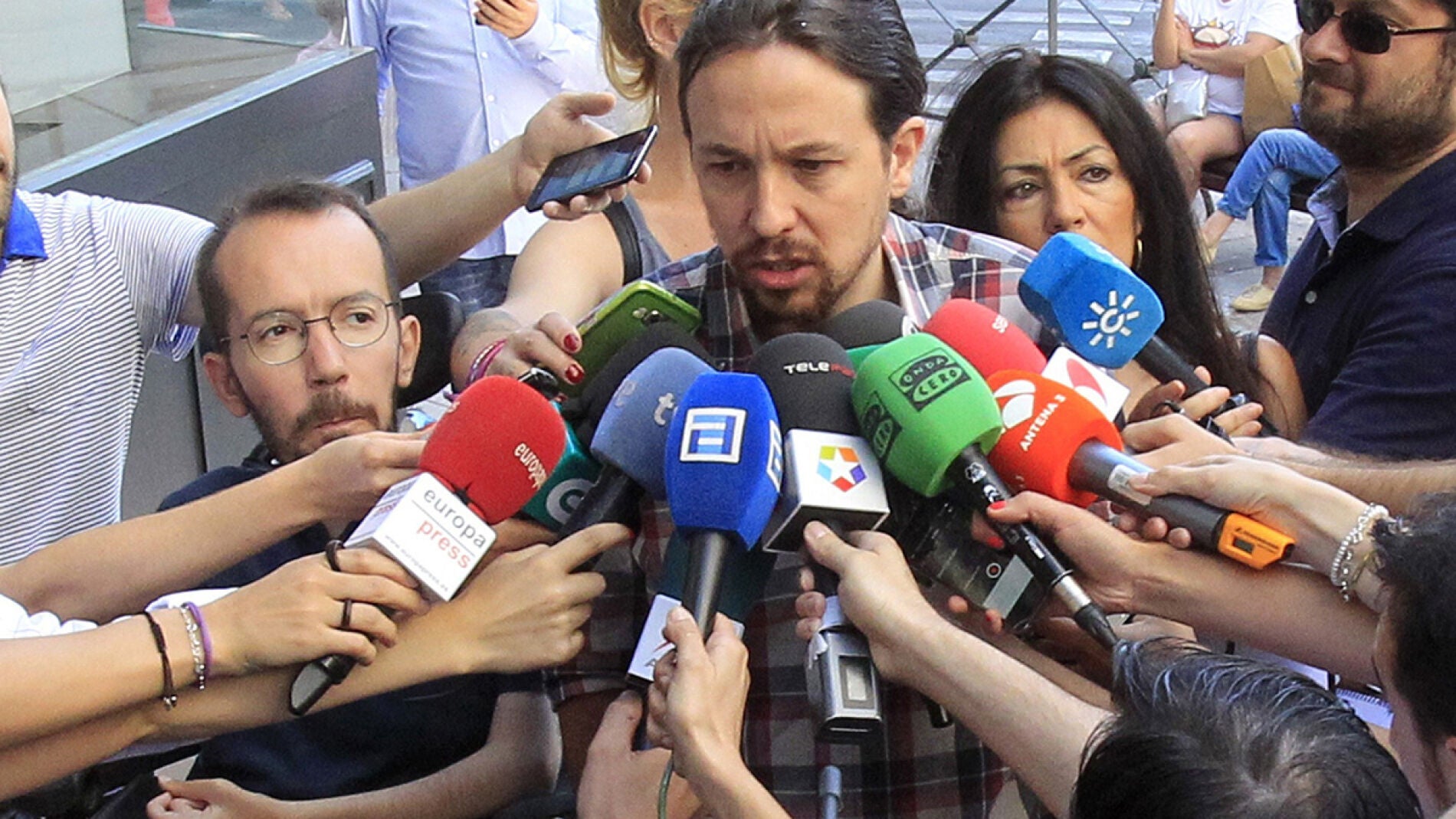Pablo Iglesias en la calle