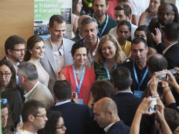 El Rey Felipe VI y la Reina Letizia en Girona