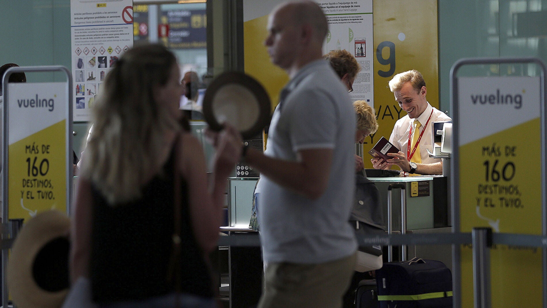 Afectados por los retrasos y cancelaciones de Vueling