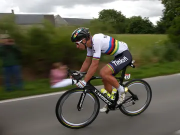 Peter Sagan, durante el Tour de Francia Peter Sagan, durante el Tour de Francia