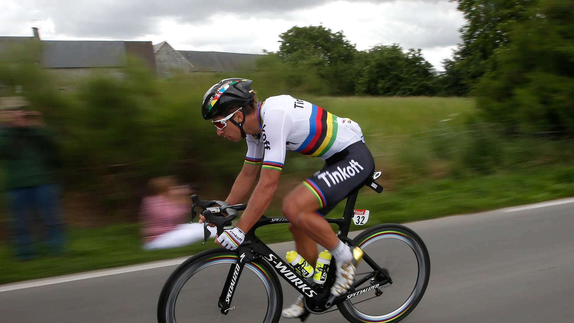 Peter Sagan, durante el Tour de Francia Peter Sagan, durante el Tour de Francia