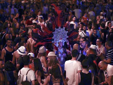 Ambiente en la Plaza de Colón Ambiente en la Plaza de Colón