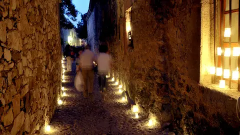 La noche de las velas en Pedraza La noche de las velas en Pedraza