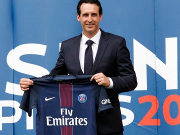 Unai Emery, en su presentación como entrenador del PSG