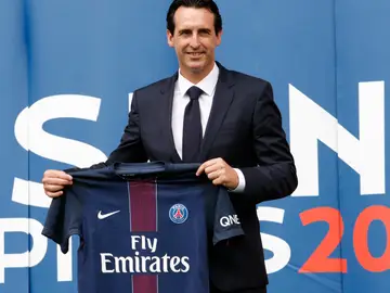 Unai Emery, en su presentación como entrenador del PSG Unai Emery, en su presentación como entrenador del PSG