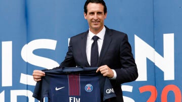 Unai Emery, en su presentación como entrenador del PSG