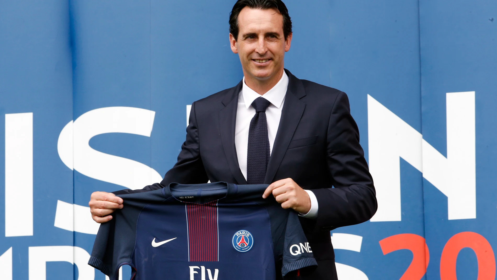 Unai Emery, en su presentación como entrenador del PSG Unai Emery, en su presentación como entrenador del PSG