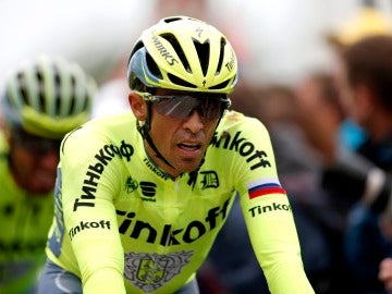 Alberto Contador, en el Tour de Francia