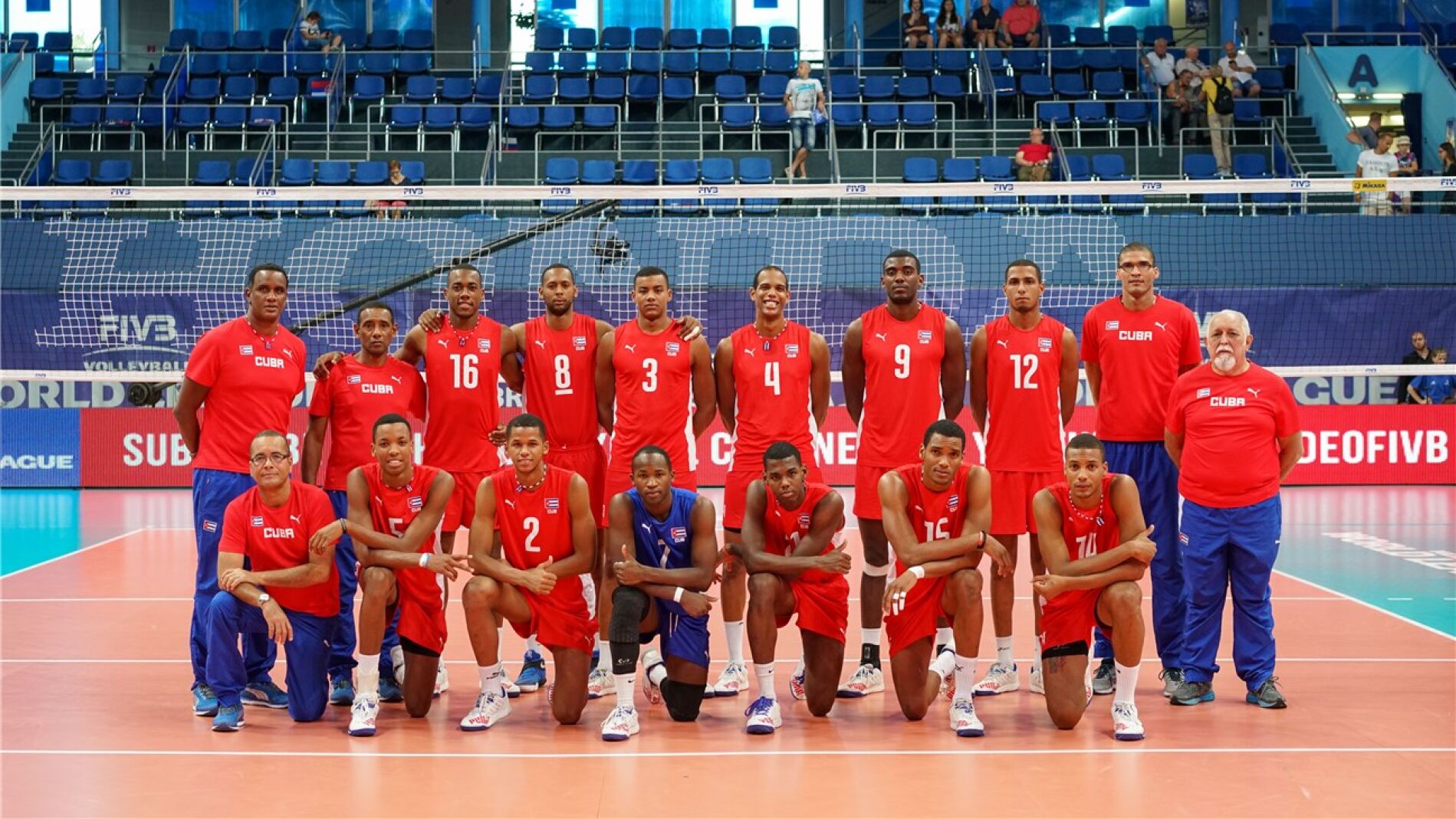 La selecci&oacute;n de Cuba de voleibol