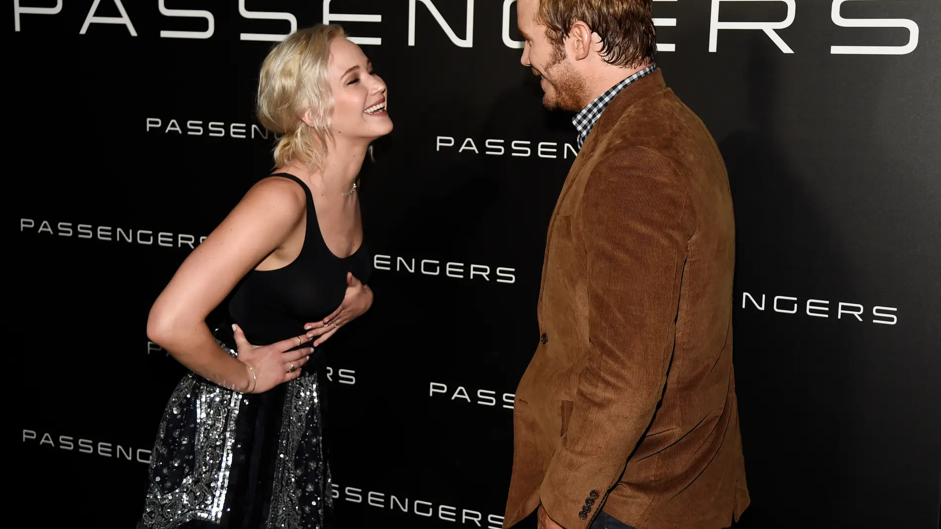 Jennifer Lawrence y Chris Pratt presentan 'Passengers'