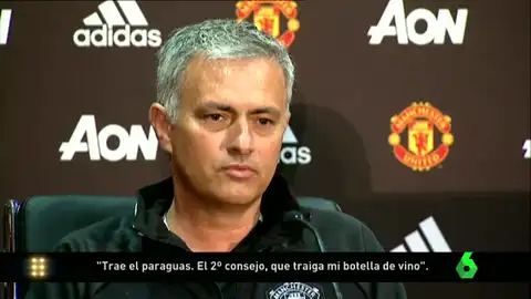 Mourinho en su presentación en el United Mourinho en su presentación en el United