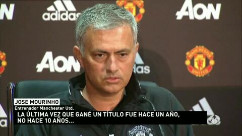 Mourinho en su presentaci&oacute;n como t&eacute;cnico del United