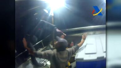 Interceptado por mar y aire un alijo de 2.500 kilos de droga en el Estrecho