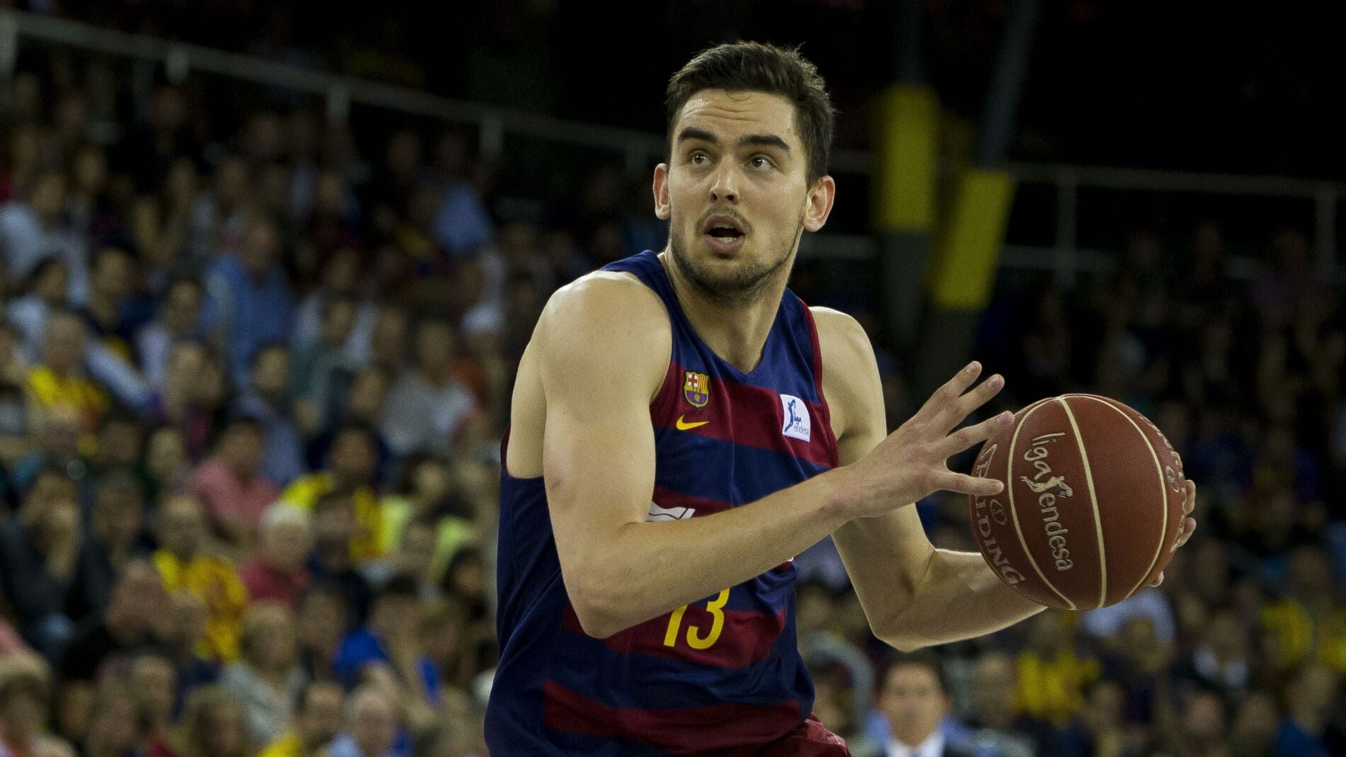 Satoransky, en un partido con el Barcelona