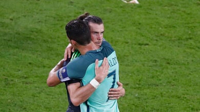 Cristiano, a Bale tras el Portugal - Gales: 