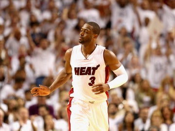 Wade, en un partido de los Miami Heat