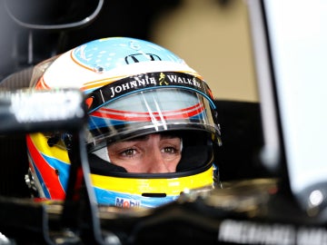  Alonso, en su cockpit