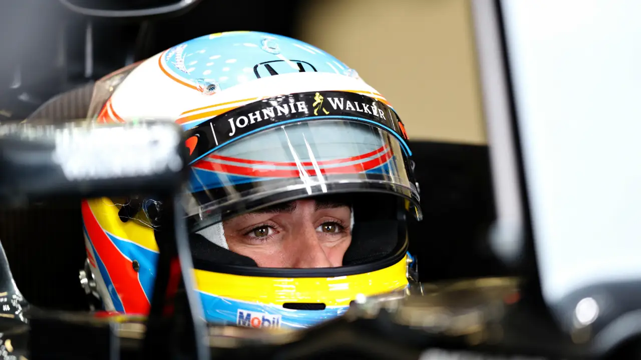Alonso, en su cockpit