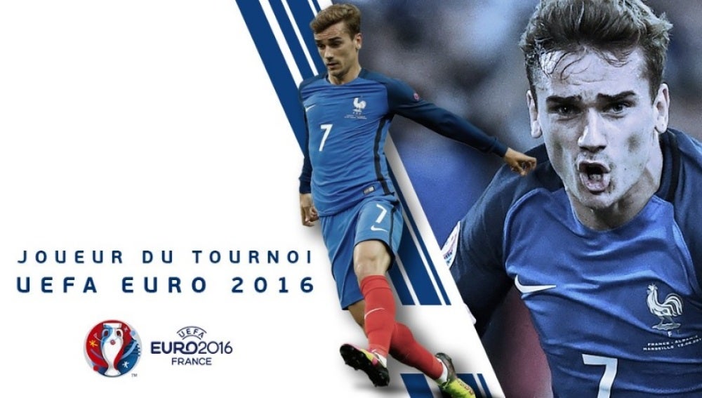 Griezmann, mejor jugador de la Eurocopa