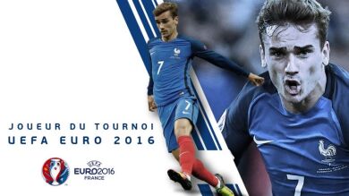 Griezmann, elegido mejor jugador de la Eurocopa