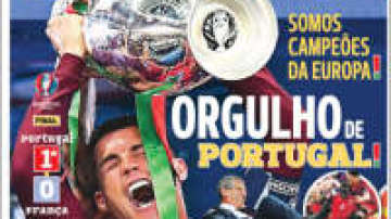 Euforia en la prensa portuguesa tras ganar la Eurocopa