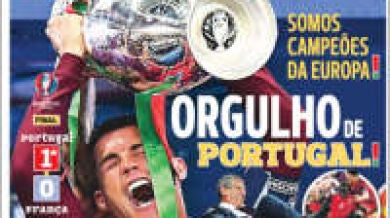 La prensa portuguesa, eufórica tras conquistar la Euro: 
