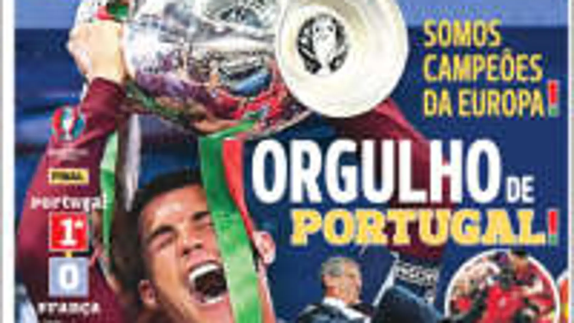 Euforia en la prensa portuguesa tras ganar la Eurocopa Euforia en la prensa portuguesa tras ganar la Eurocopa