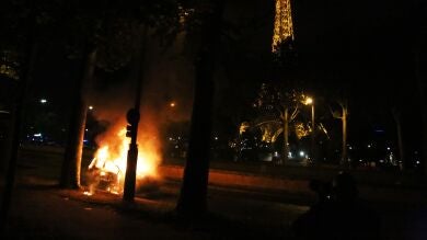 Del fiestón de Lisboa a los disturbios en París: así se vivió la final de la Euro en ambas capitales