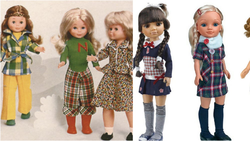 La muñeca Nancy en 1968 y en la actualidad