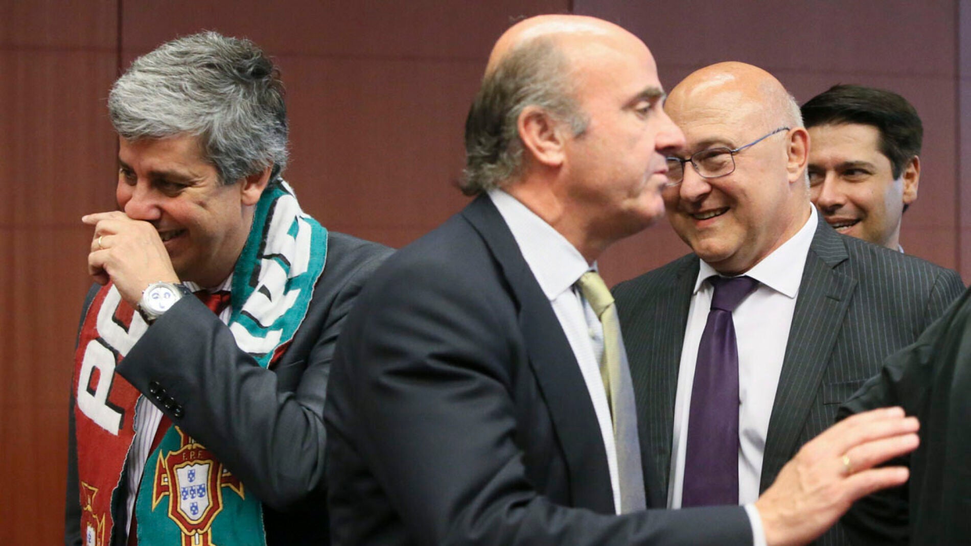 Luis de Guindos en el Eurogrupo