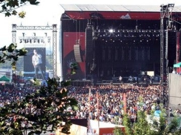 El escenario del Bilbao BBK Live 2016 El escenario del Bilbao BBK Live 2016