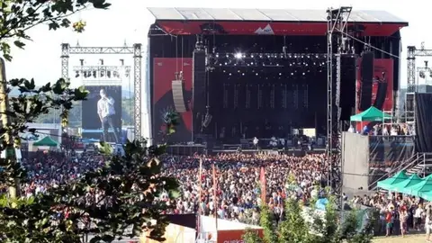 El escenario del Bilbao BBK Live 2016 El escenario del Bilbao BBK Live 2016